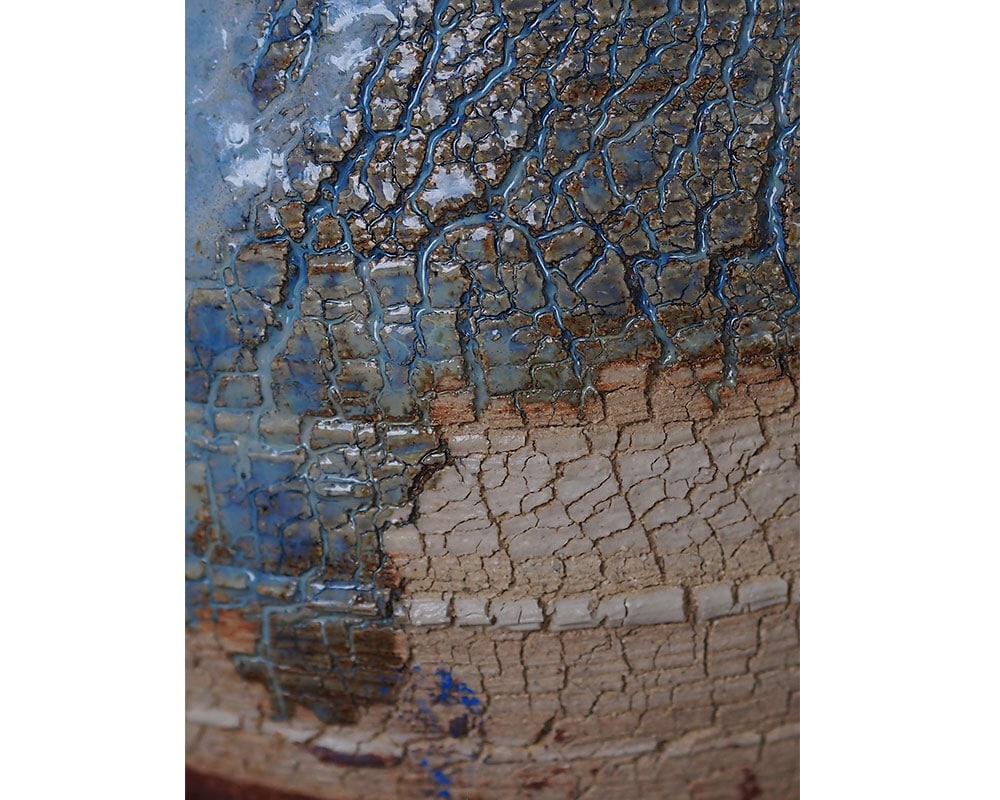Vase en grès "Terre et ciel" de l'Atelier du Curieux