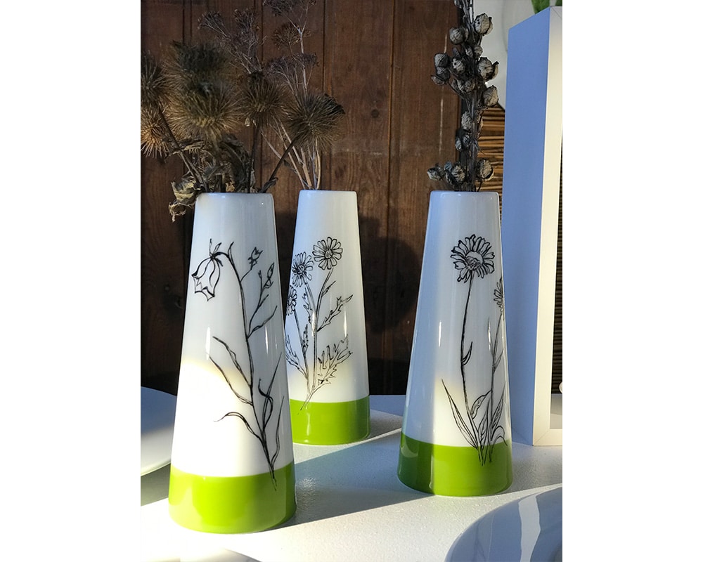 Collection de Vases "Botanique" bicolore
